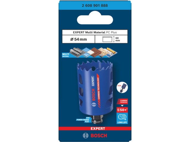 Žaga za izrezovanje lukenj Bosch EXPERT Multi Material Power Change Plus, 2608901888
